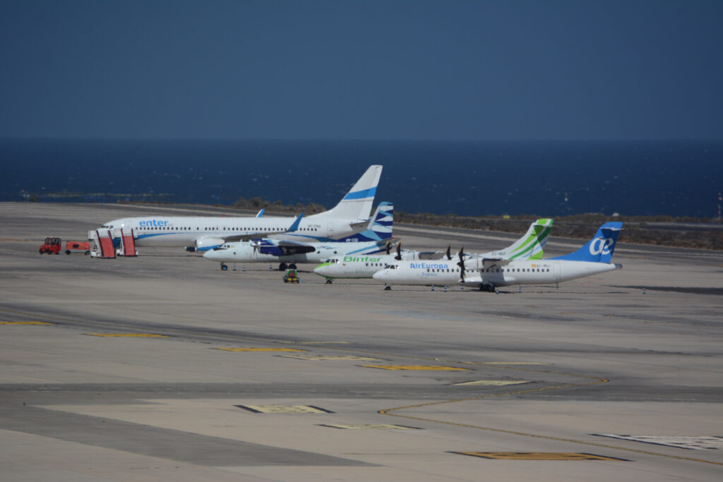 Regionale Fluggesellschaften am Flughafen Las Palmas auf Gran Canaria